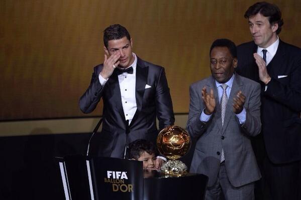 Cristiano Ronaldo Ballon d’Or 2014 (Foto: @InfoCristiano / via Twitter)
